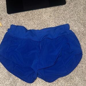 Blue Lululemon Speed Up Short